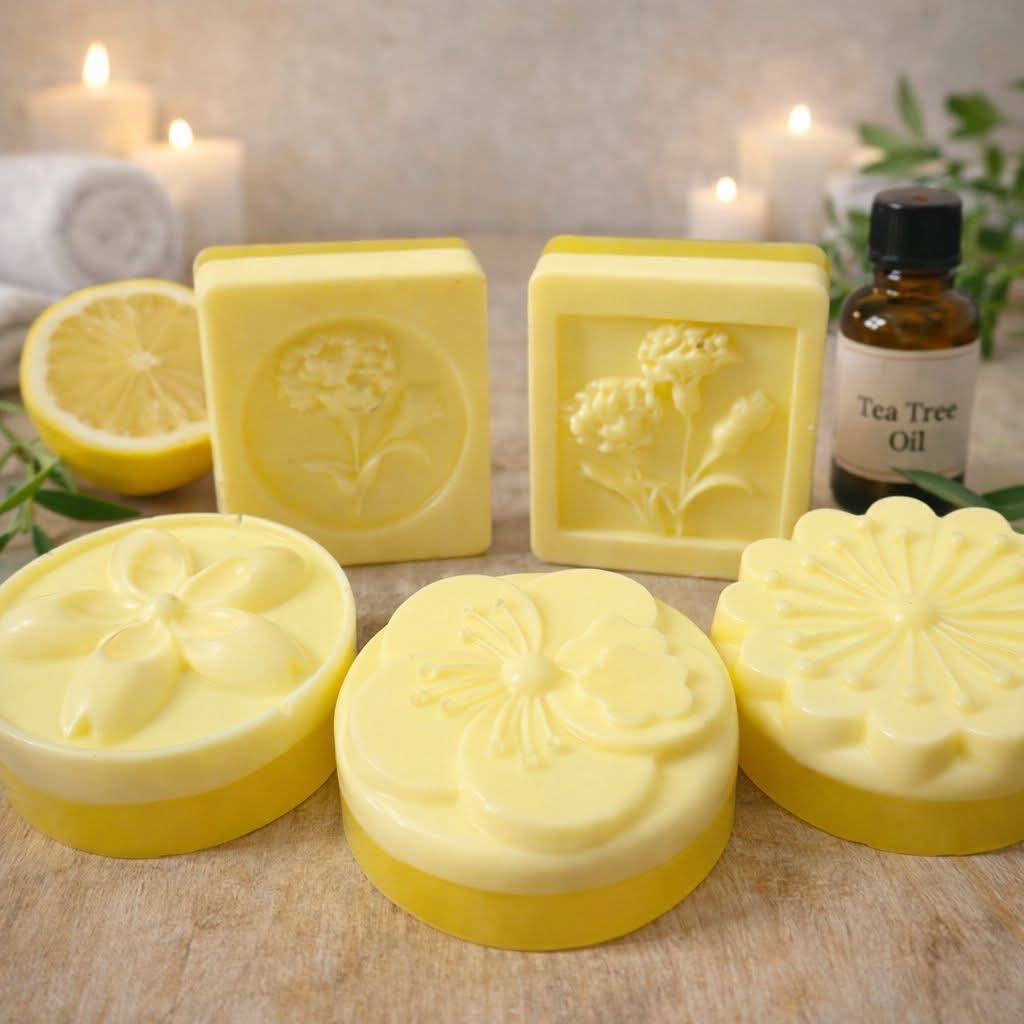 Tea Tree Lemon Artisan Round Soap
